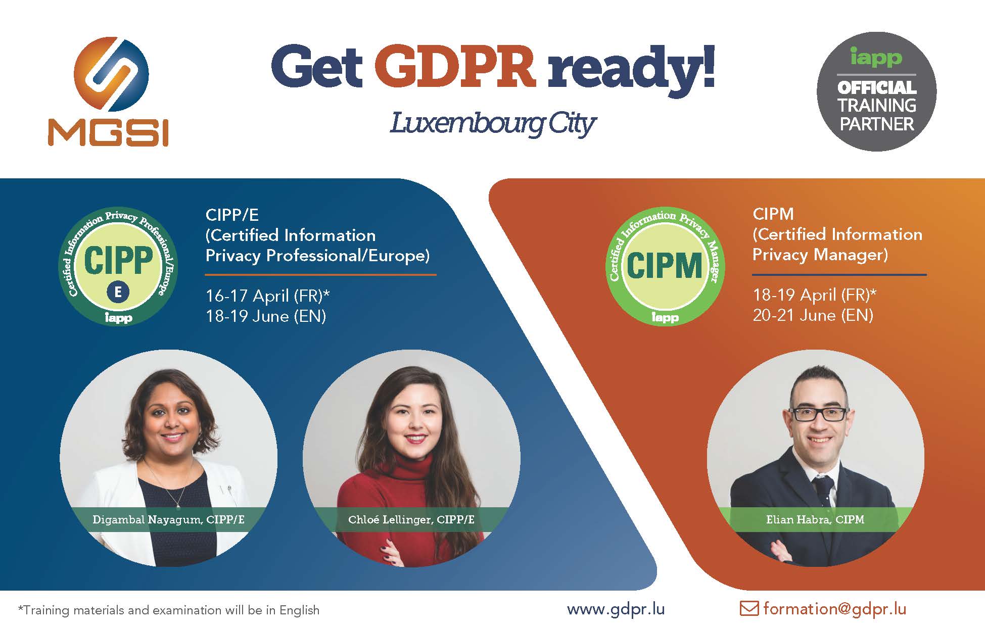 CIPP/E (Certified Information Privacy Professional/Europe) Training